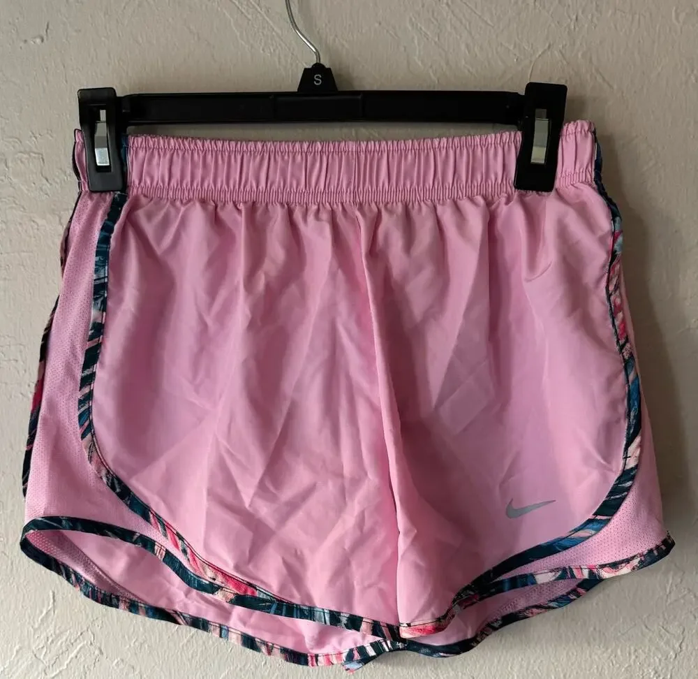 Nike Women's Dri Fit Pink Shorts Size S